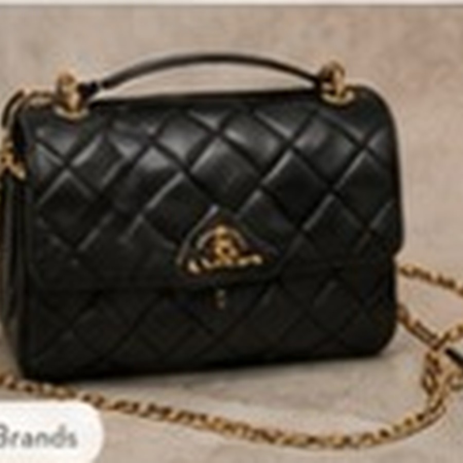 Quilted Top Handle Bag